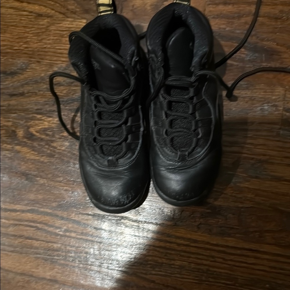 Black High-Top Sneakers